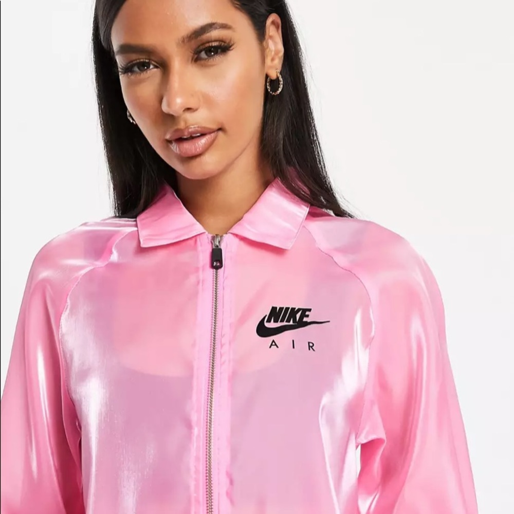 SOLD- Nike Air Translucent Jacket - Pink - Picture 2 of 9